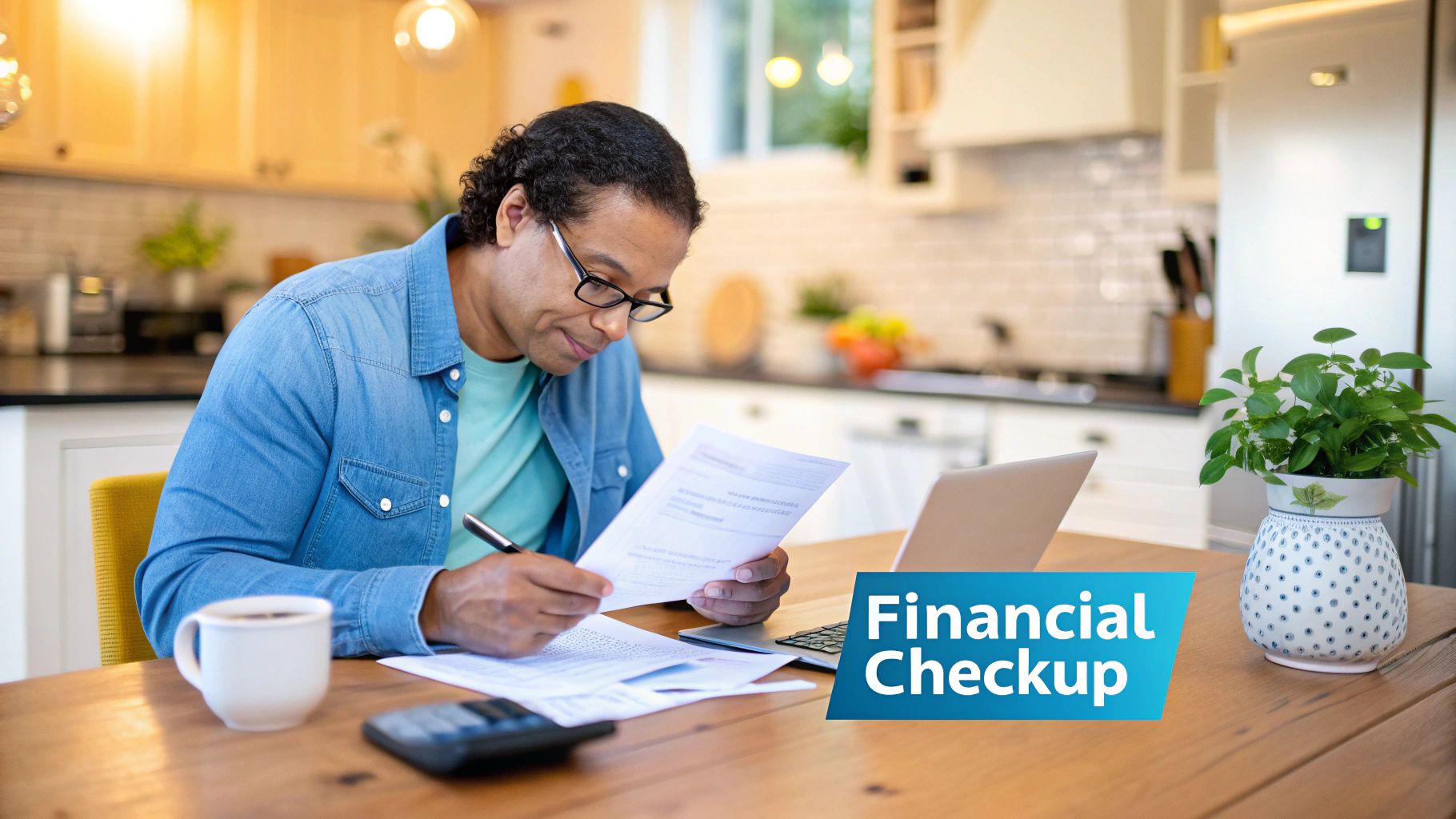 A person with documents to discuss how to avoid a foreclosure