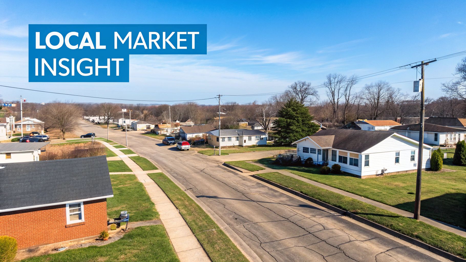 Scenic view of a neighborhood in Beaver County, Pennsylvania.