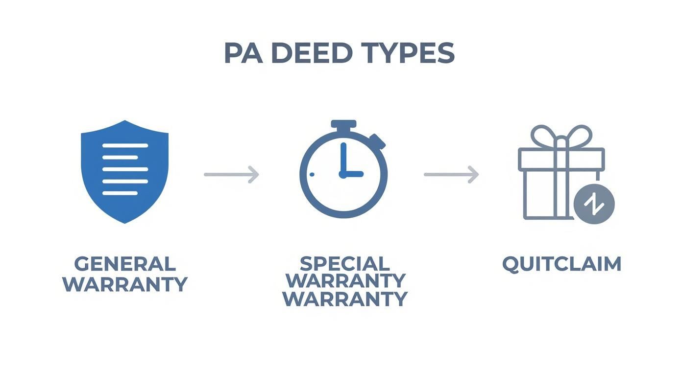 Graphic about what is a deed transfer