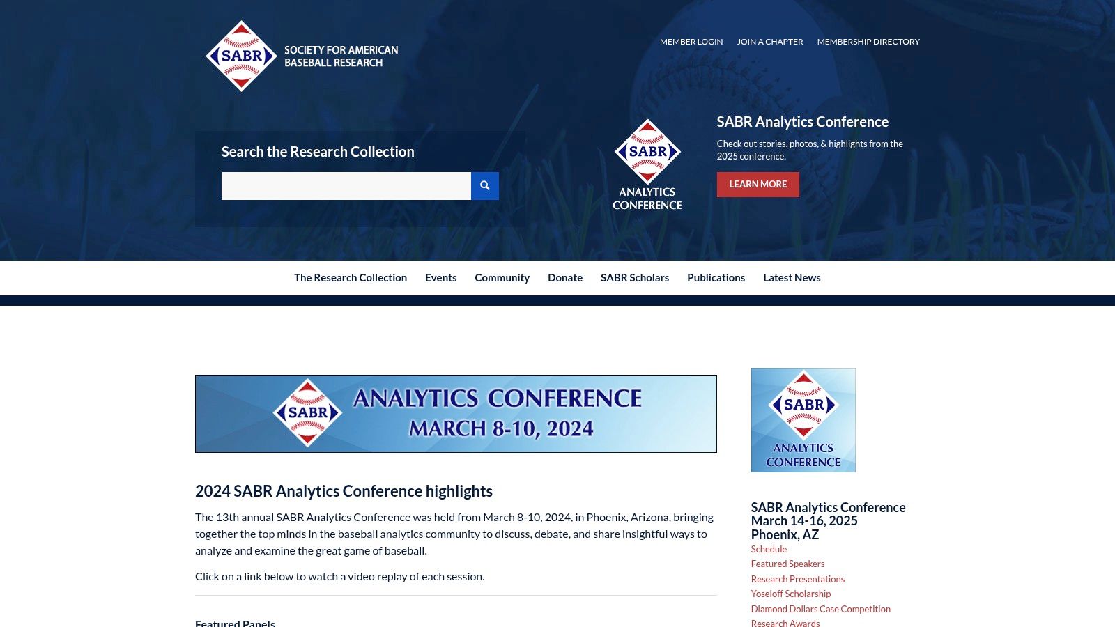 SABR Analytics Conference