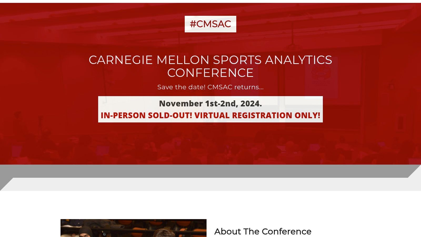 Carnegie Mellon Sports Analytics Conference (CMSAC)