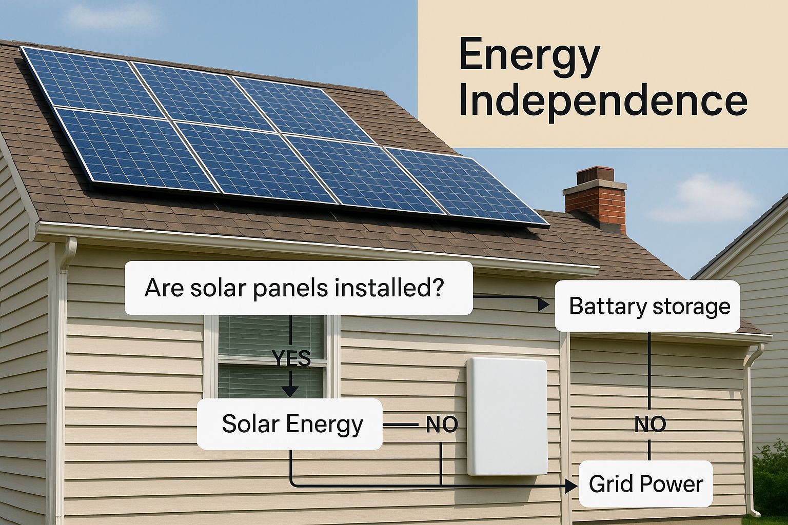 Infographic about battery storage for home solar
