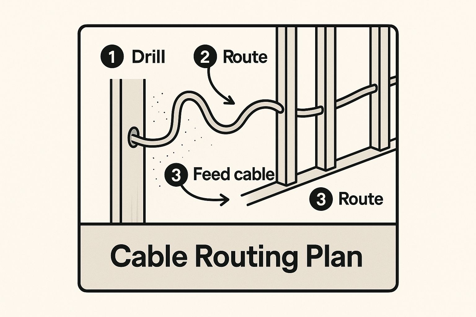 Infographic about how to wire a 240v outlet