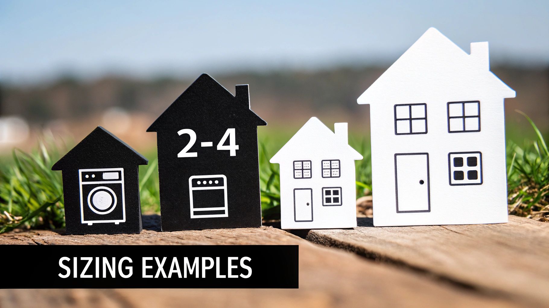 A family in their modern, well-lit kitchen, representing a real-world home power scenario.