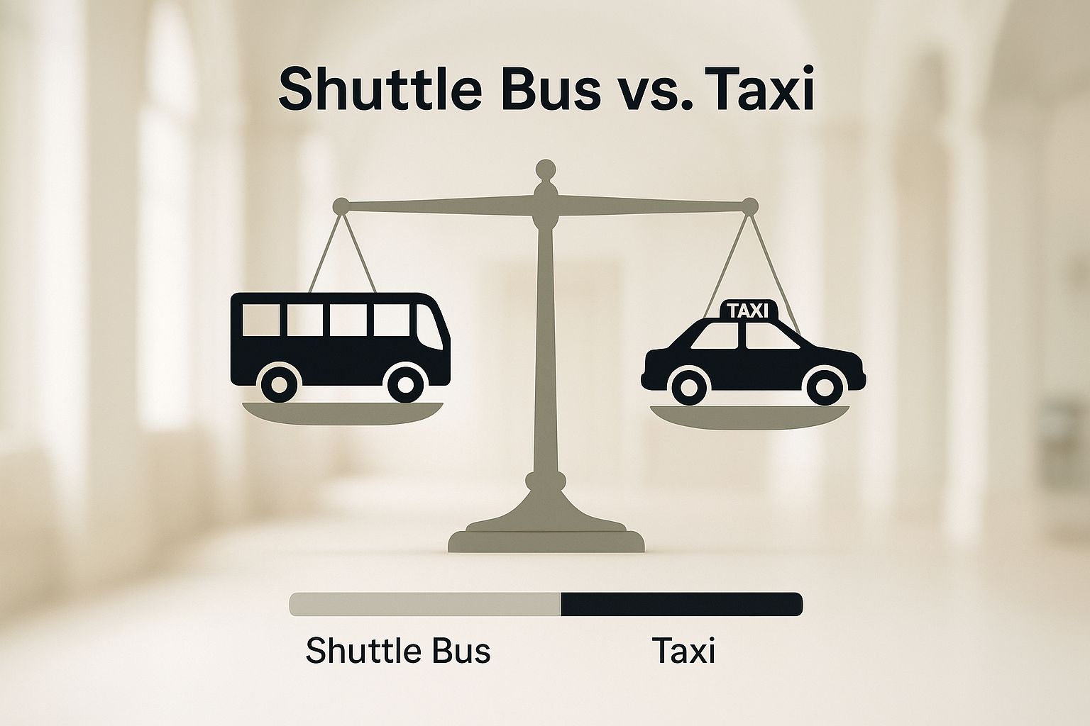 Infographic about event shuttle service