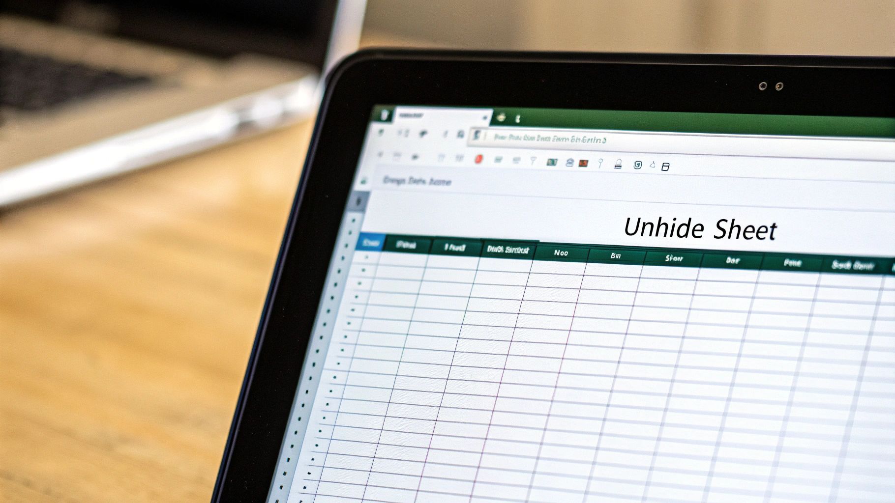 VBA for unhiding Excel tabs