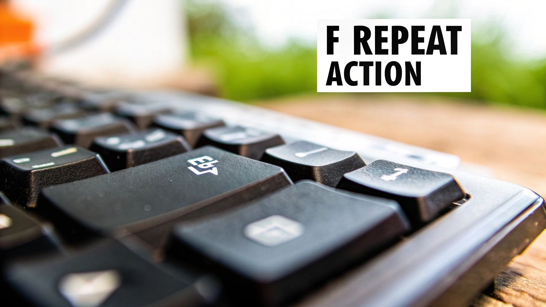 F4 - Repeat Last Action