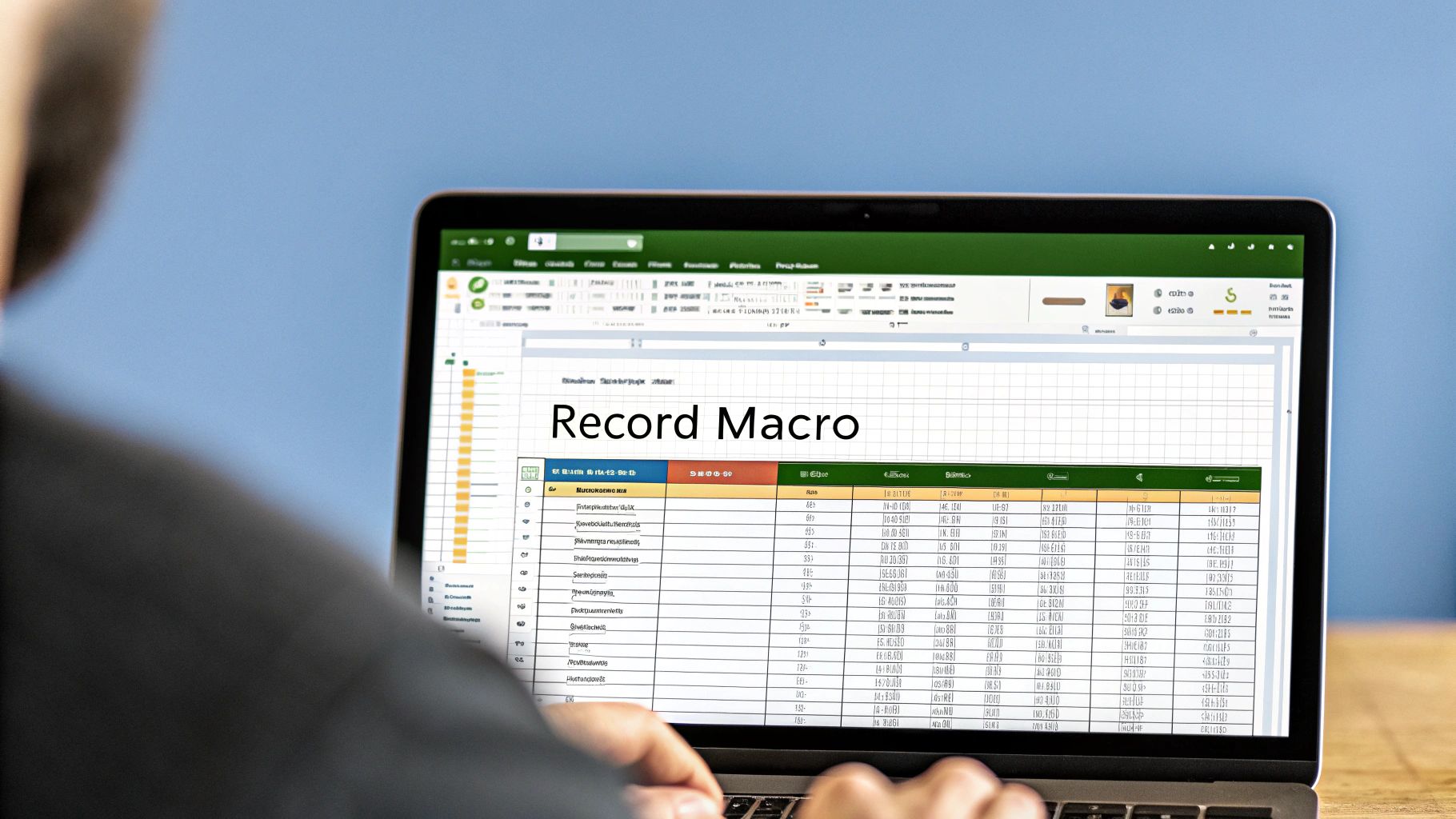 Recording a macro