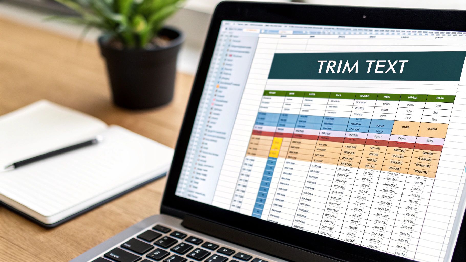 Understanding TRIM in Excel