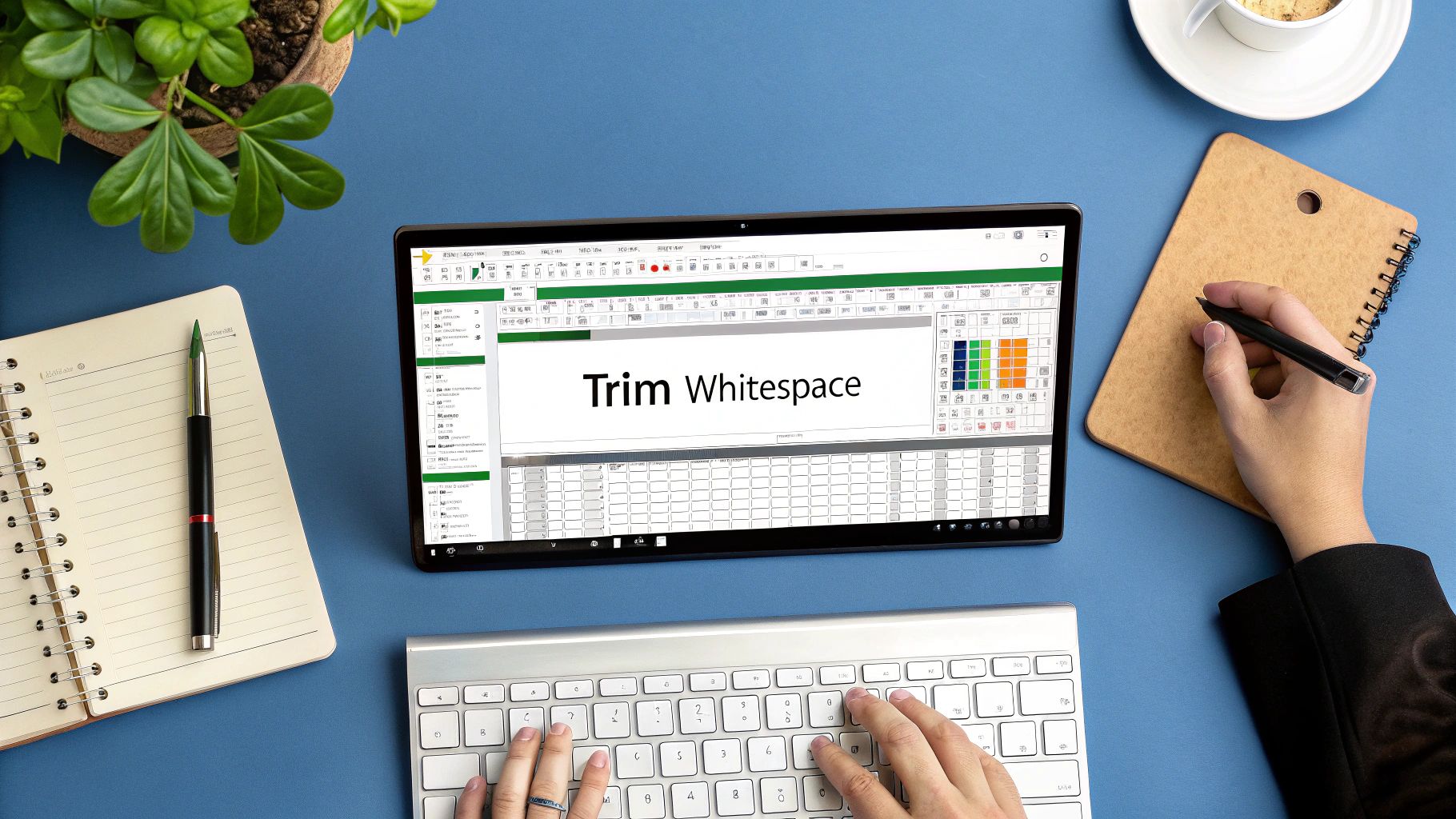 Infographic about how to clean data in excel