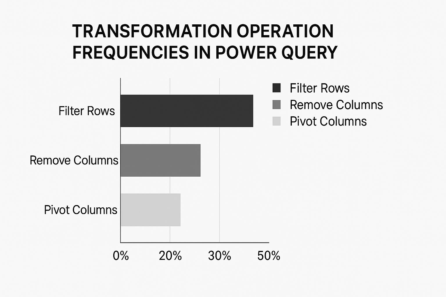 Infographic about excel power query tutorial