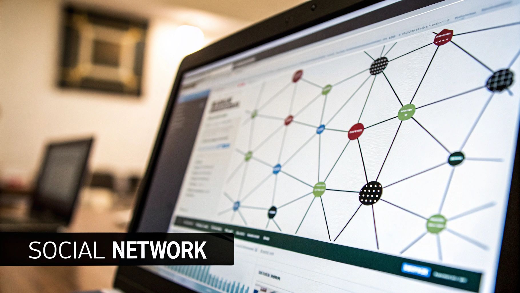 Interactive Network Visualization - Facebook Social Draph