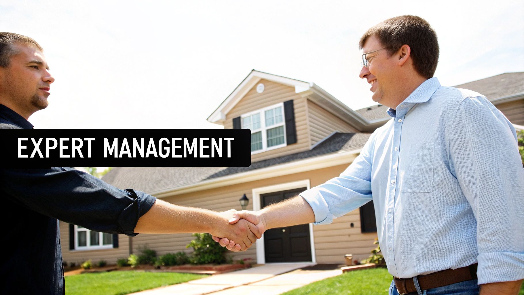 An aerial view of a vibrant residential neighborhood.