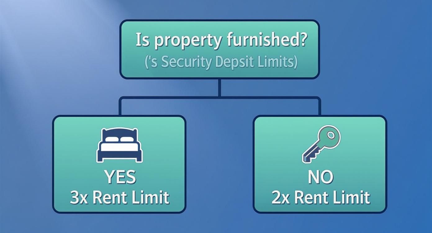 Infographic about tenant security deposit laws