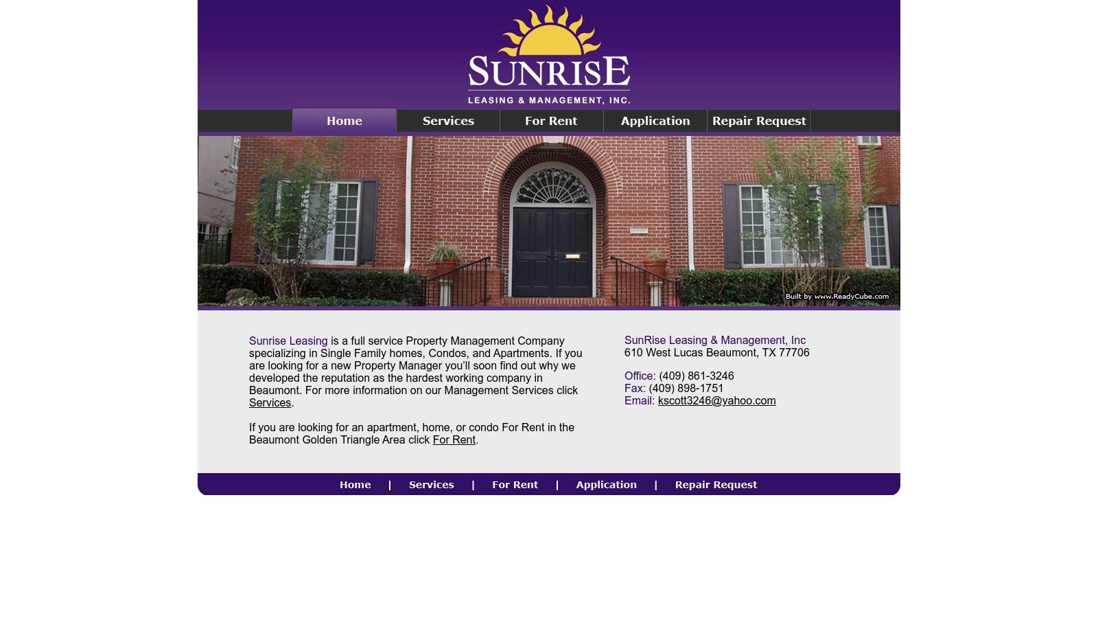 Sunrise Leasing & Management (Local Beaumont PM Firm)