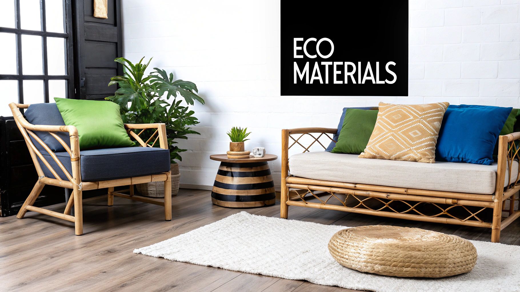 Think eco-friendly design means just bamboo? Think again.