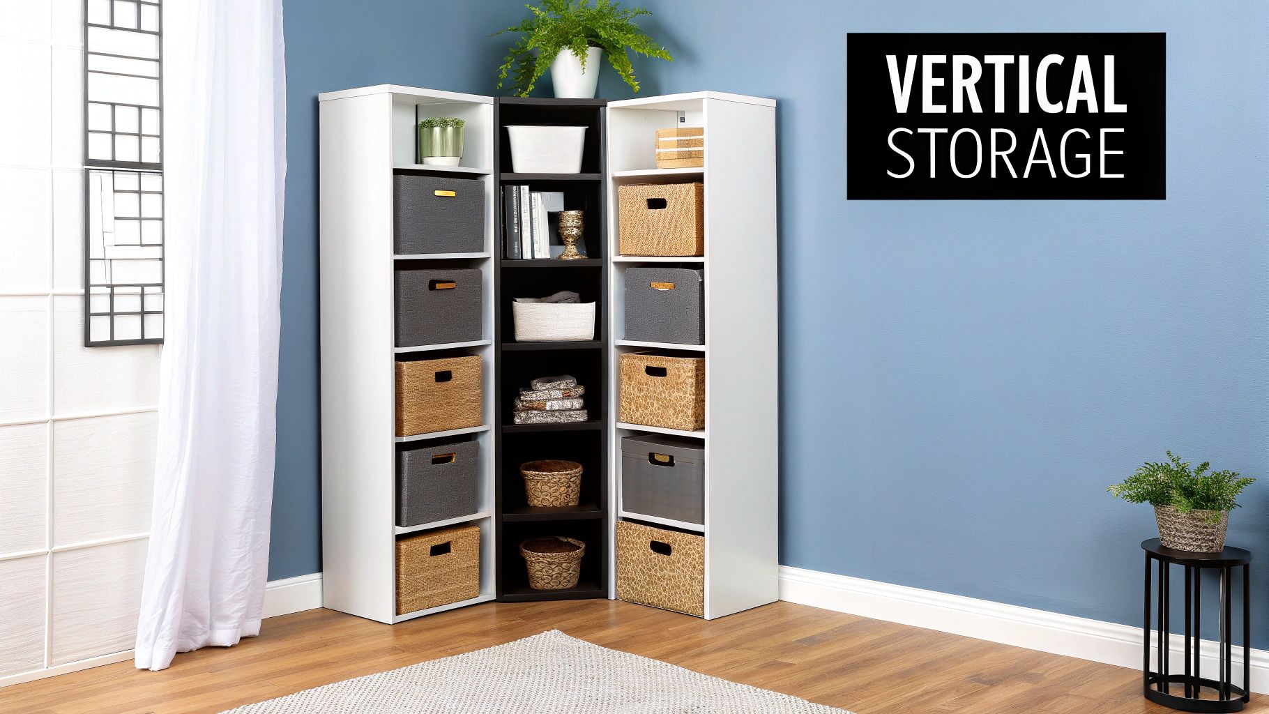 Idea 1: Think Vertically - Maximise Your Wall Real Estate