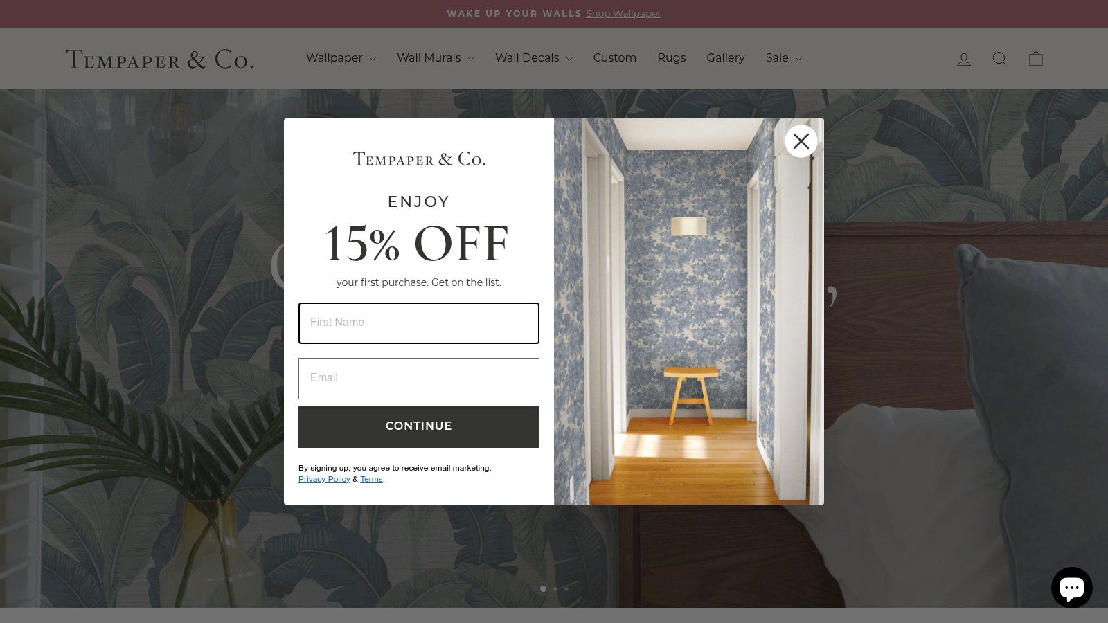 Tempaper Self-Adhesive Removable Wallpaper