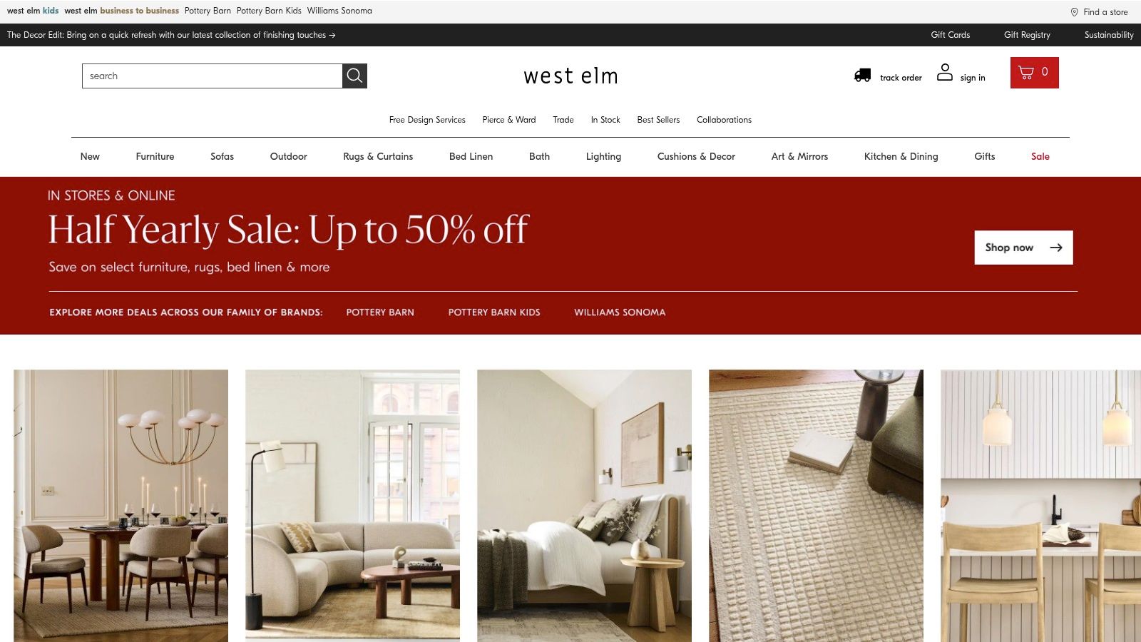 West Elm Linen Curtains