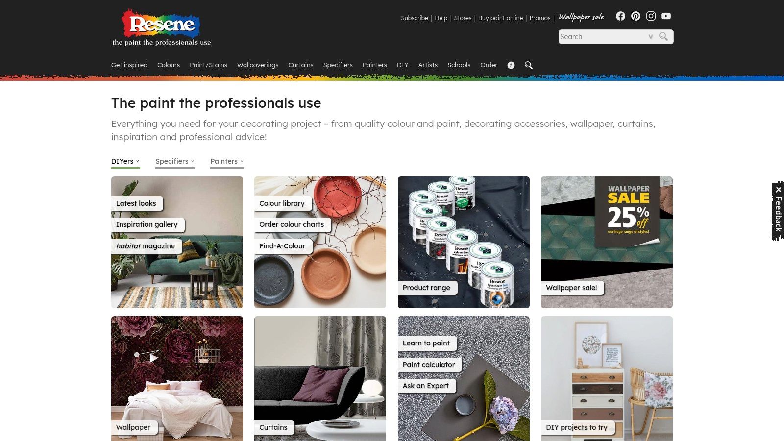 Resene ColorShop Wallpaper Collection