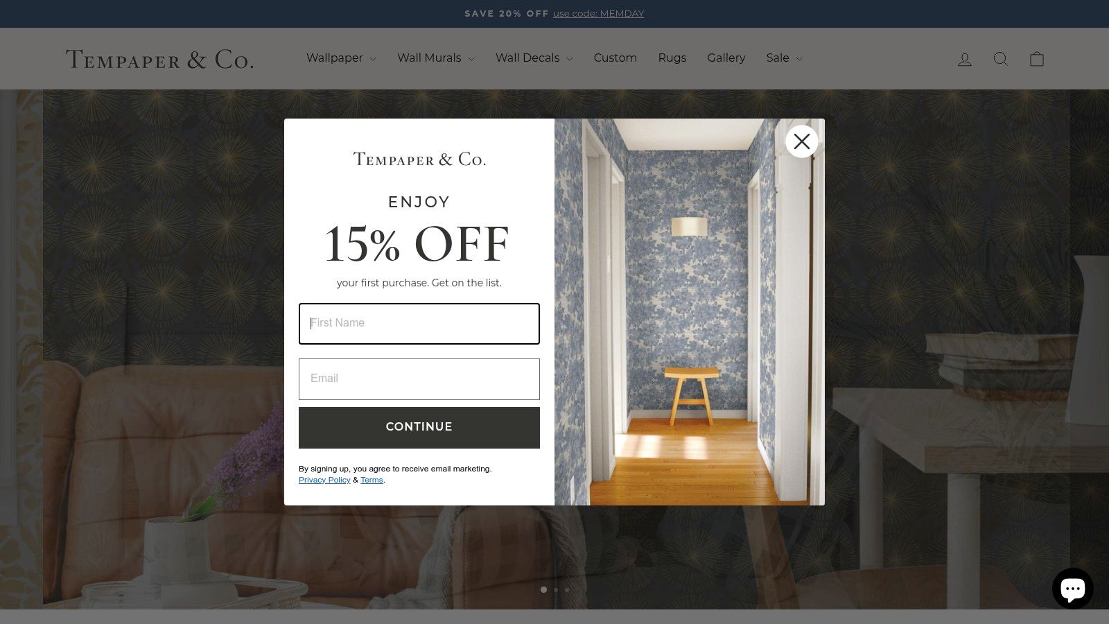 Tempaper Removable Wallpaper