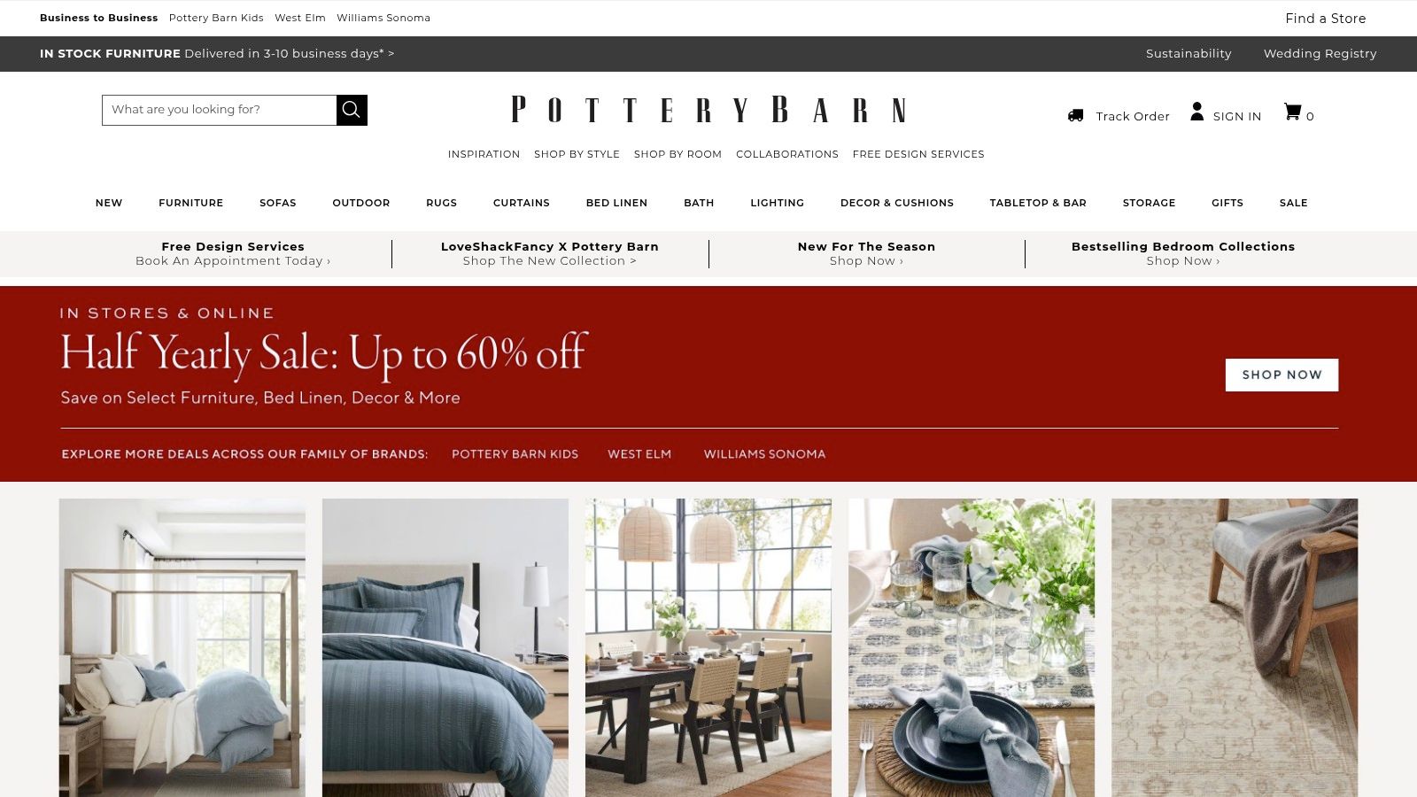 Pottery Barn Linen Curtains (NZ)