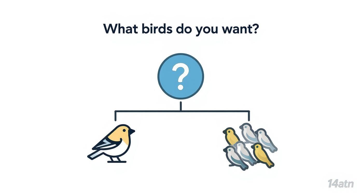 Infographic about best bird feeder food