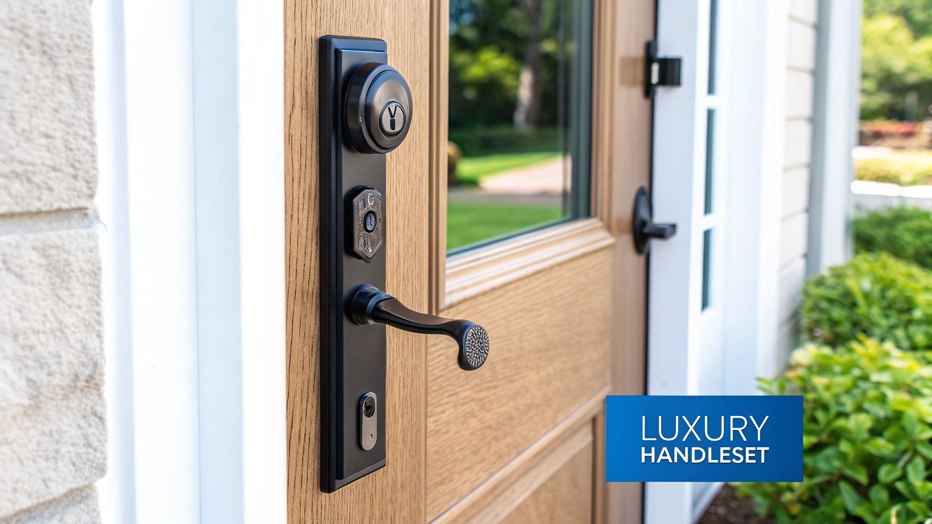 Baldwin Estate Series Handleset with Smart Lock