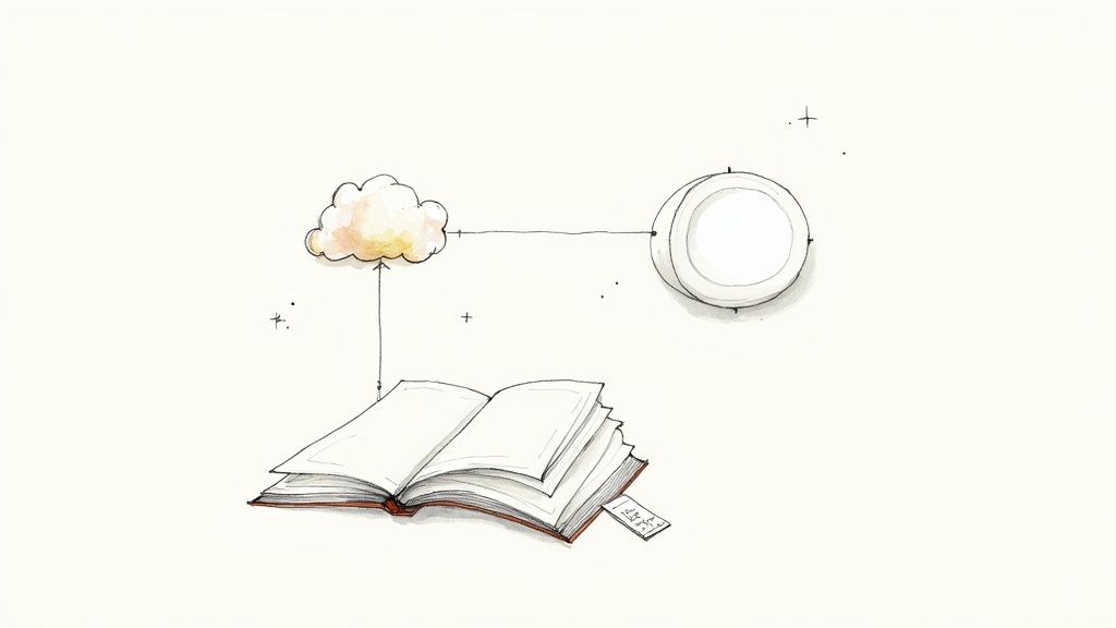 A diagram showing the Retrieval-Augmented Generation (RAG) process, where a user prompt leads to a retrieval step from a knowledge base, followed by an augmentation step to combine the prompt and data, and finally a generation step by the LLM to produce an answer.