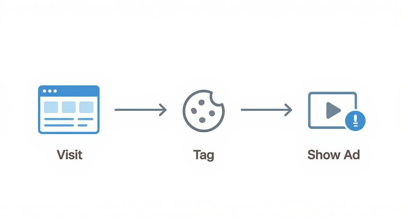Infographic about what is retargeting advertising