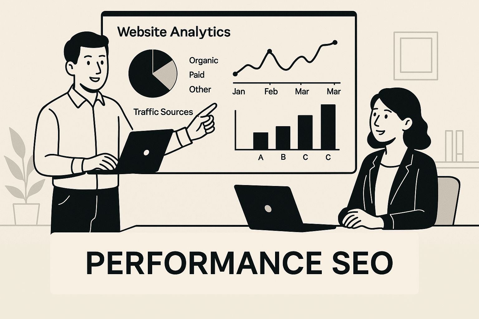 Infographic about pay-for-performance seo