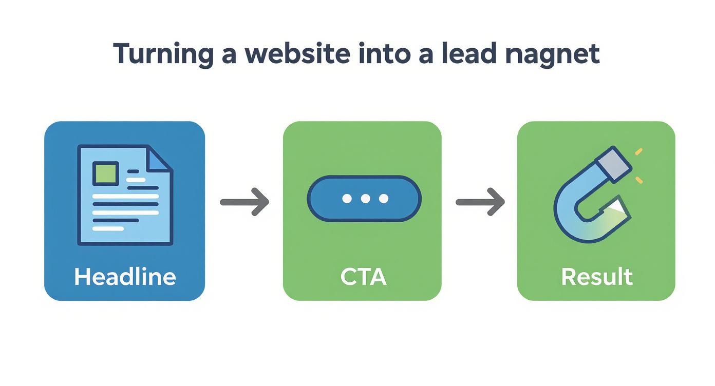 Infographic about how to generate leads online