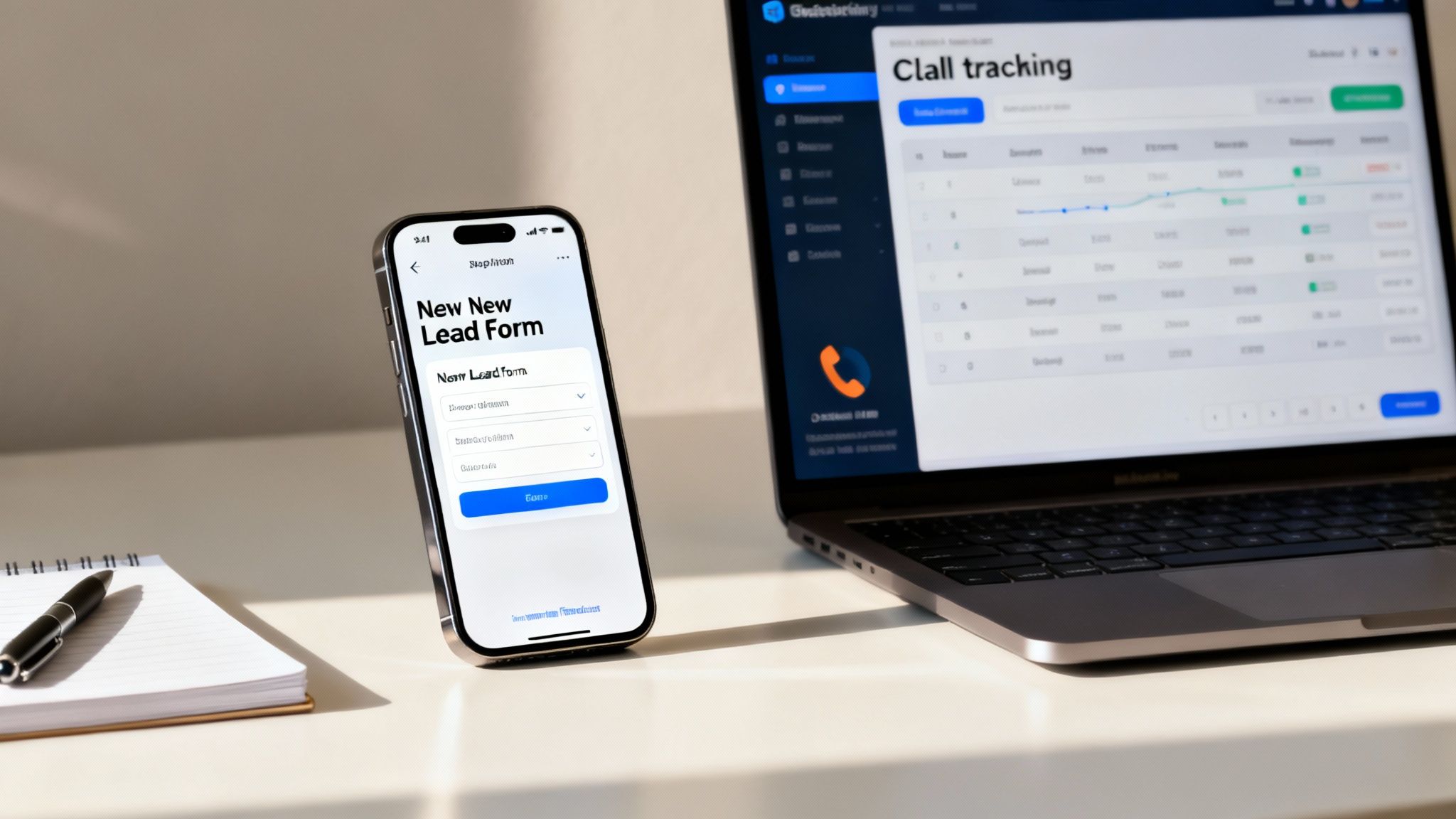 A person working on a laptop with charts and graphs, representing workflow and tracking.