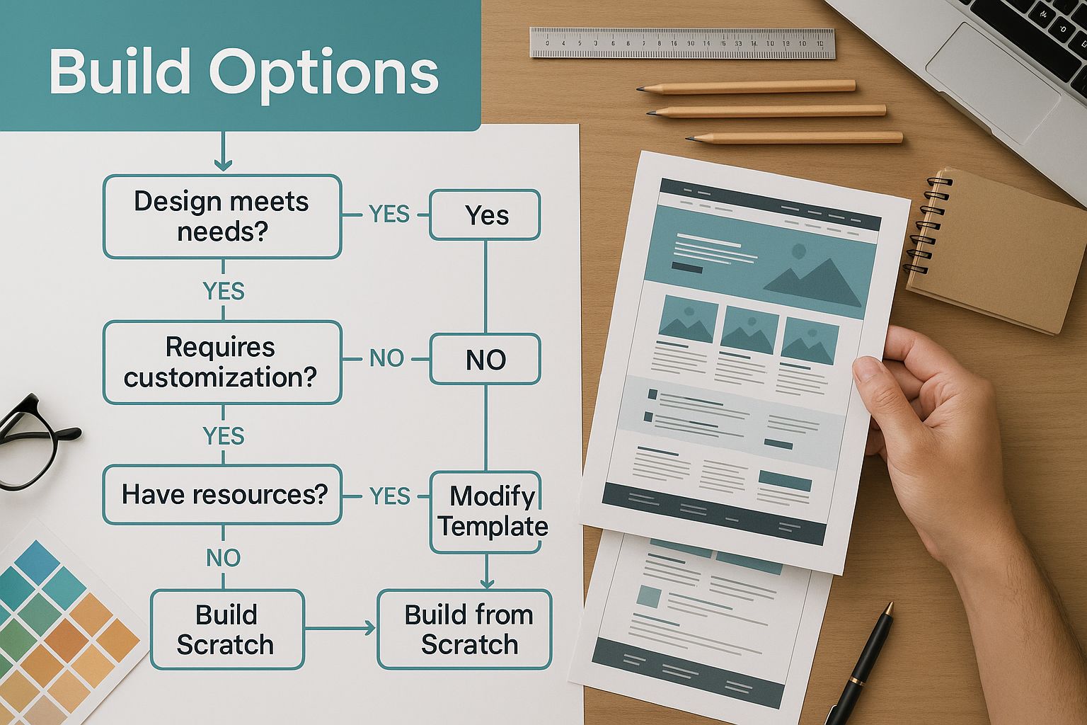 Infographic about website design for local business owners