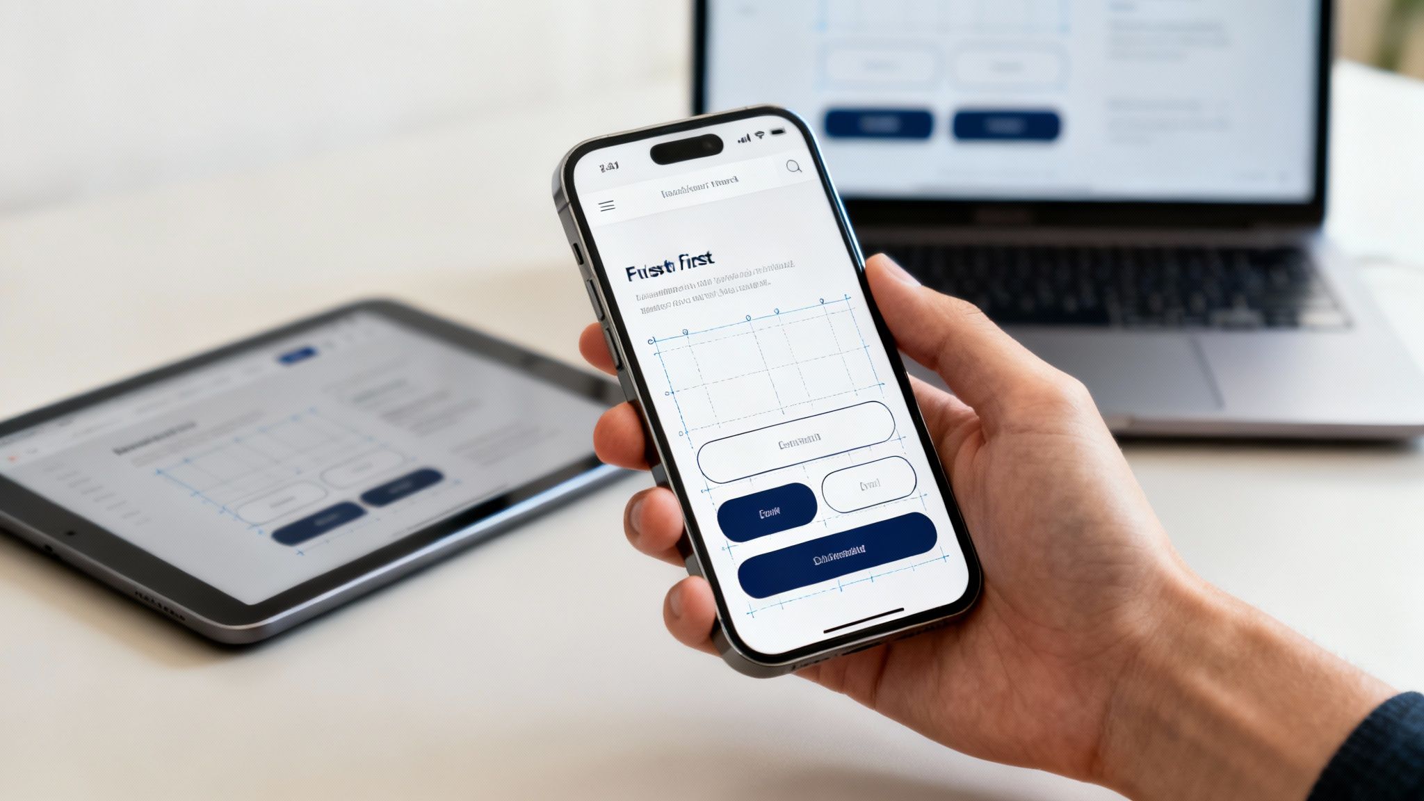 Mobile-First Responsive Design