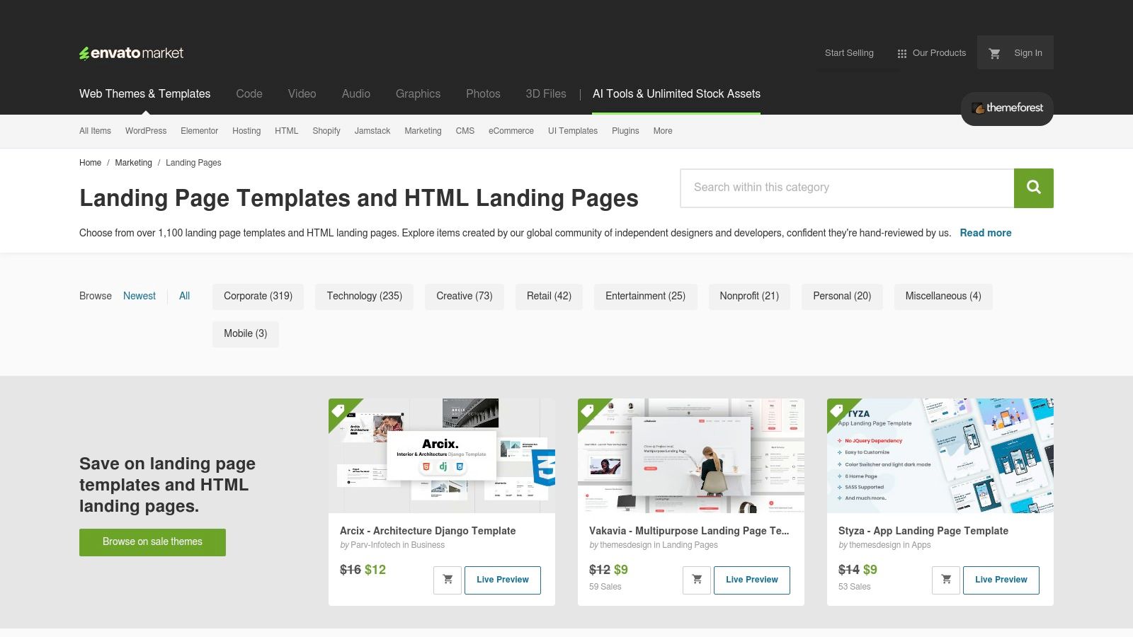 ThemeForest (Envato Market)
