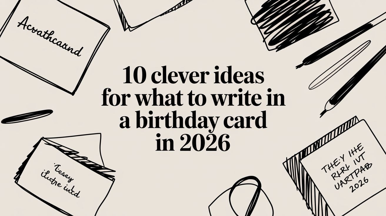 10 Clever Ideas for What to Write in a Birthday Card in 2026