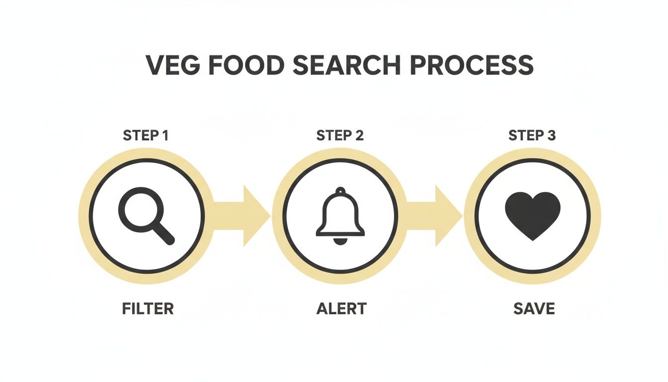 Infographic about vegetarian food near me