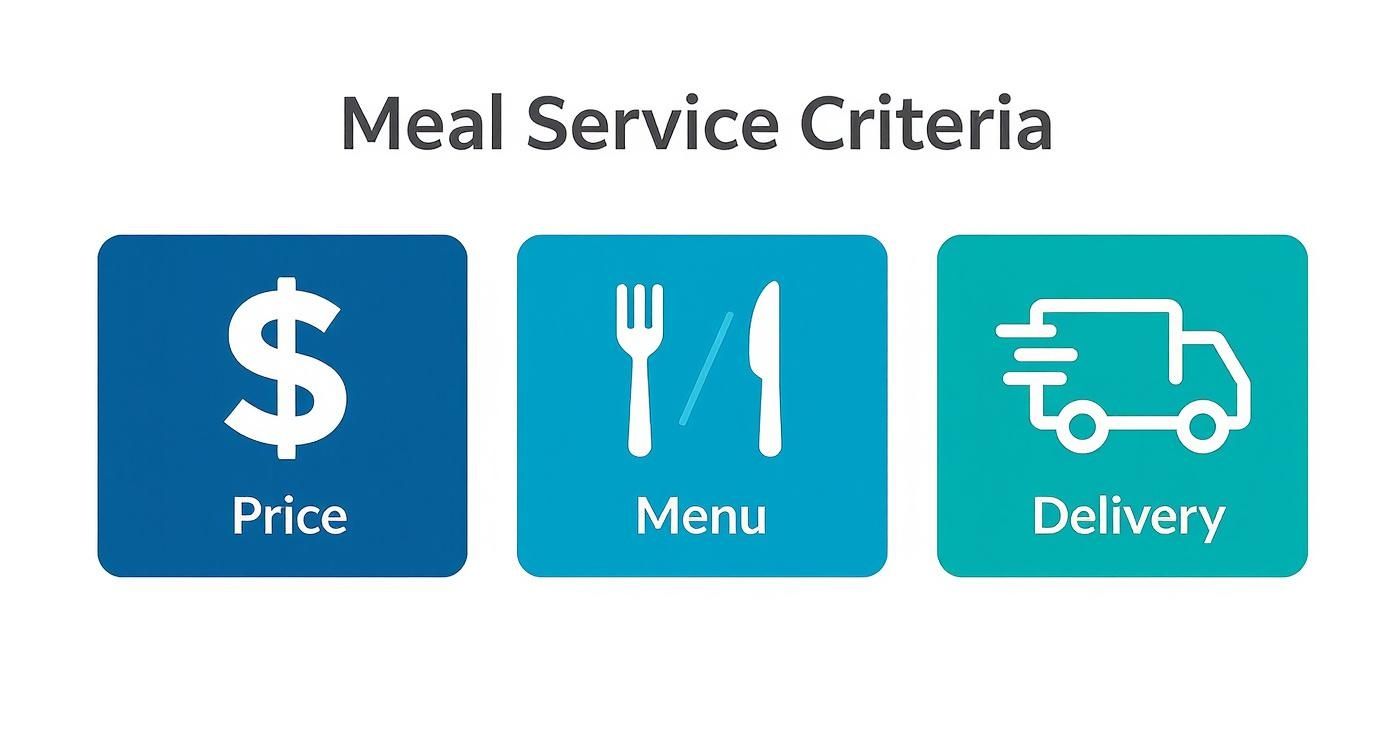 Infographic about best meal delivery service sydney