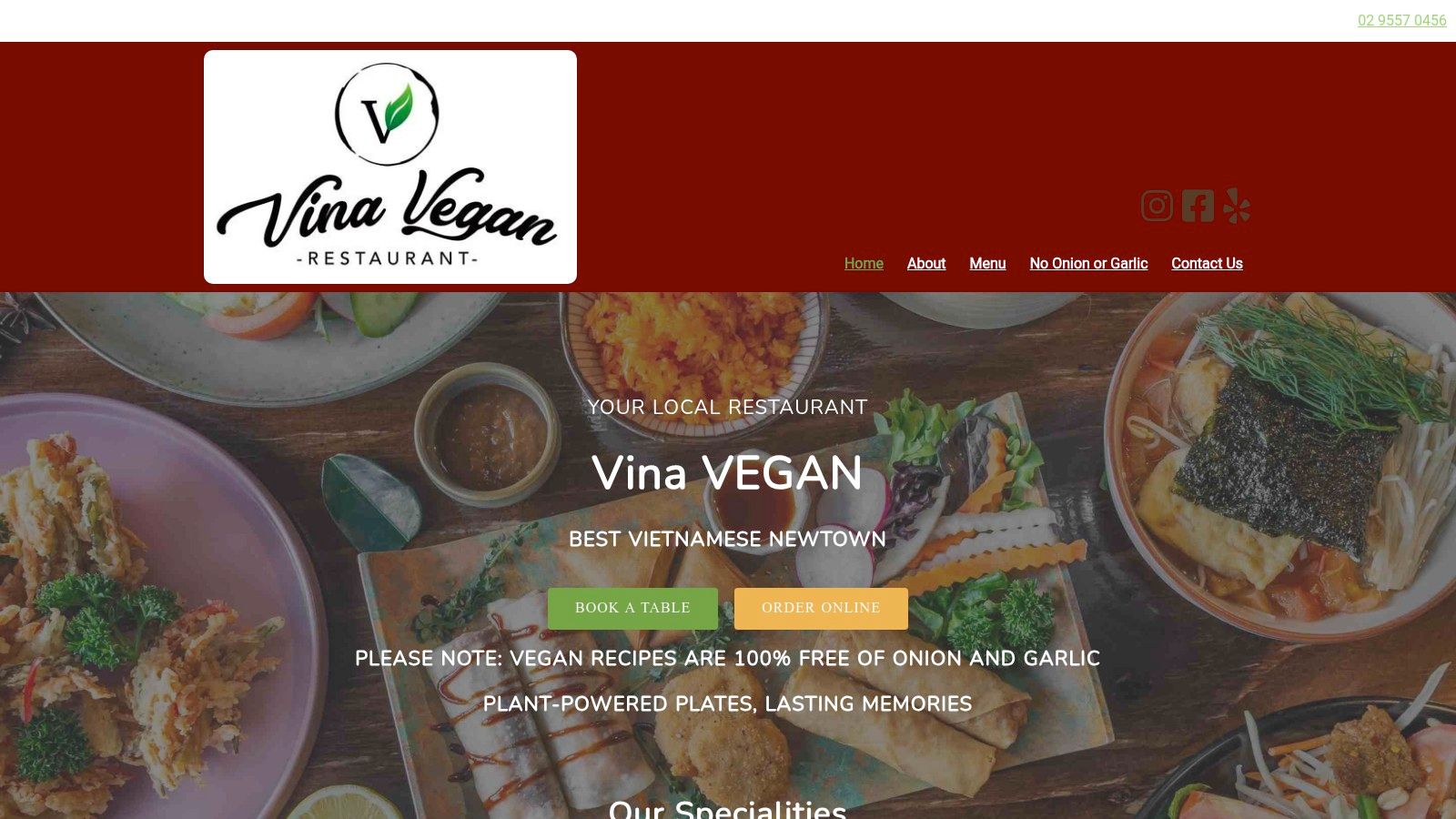 Vina Vegan Restaurant