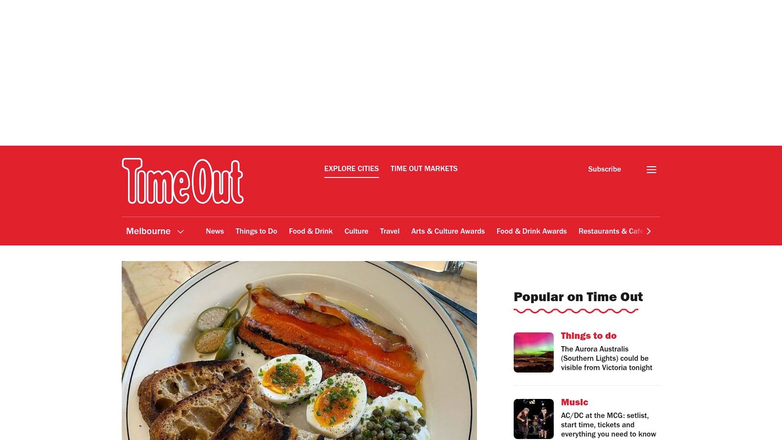 Time Out Melbourne – Best Cafés in Melbourne (and CBD guides)