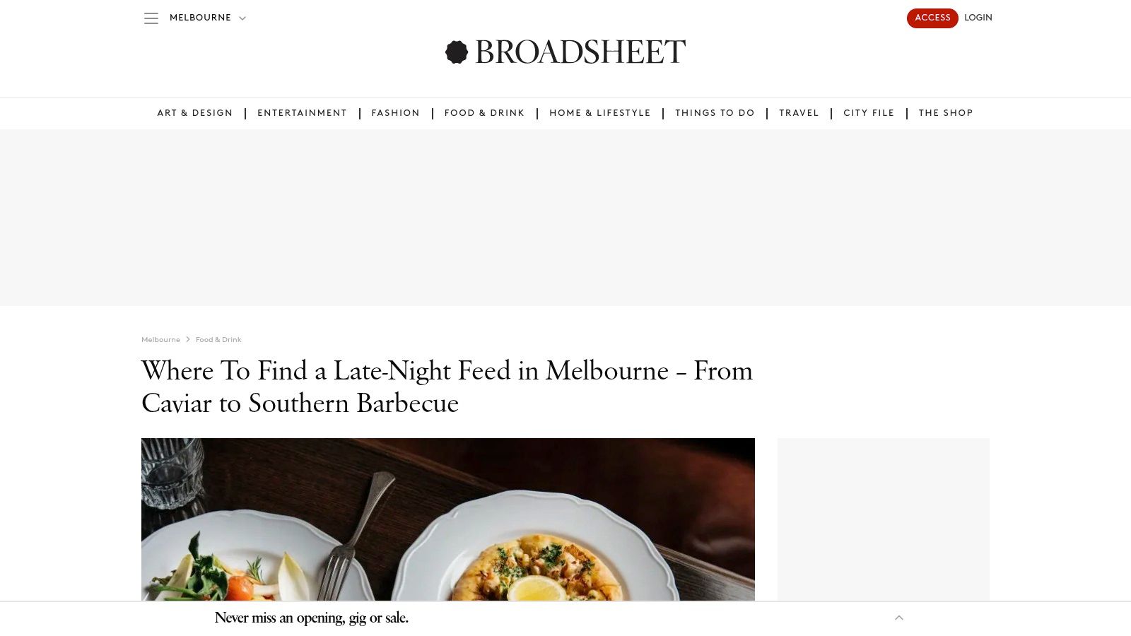 Broadsheet Melbourne