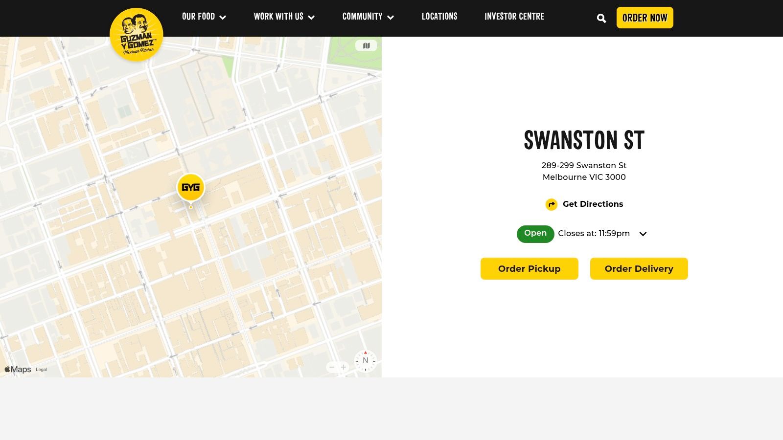 Guzman y Gomez (Swanston Street, Melbourne)