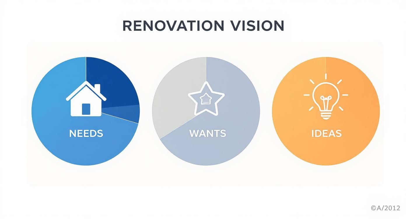 Infografía sobre cómo planificar una reforma del hogar