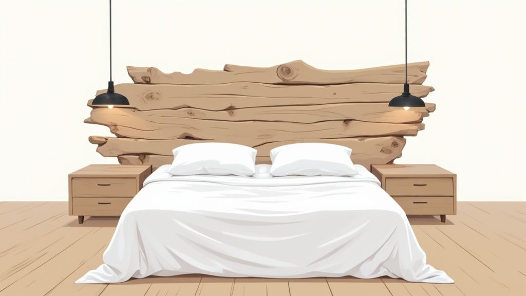 Weathered Wood and Driftwood Elements