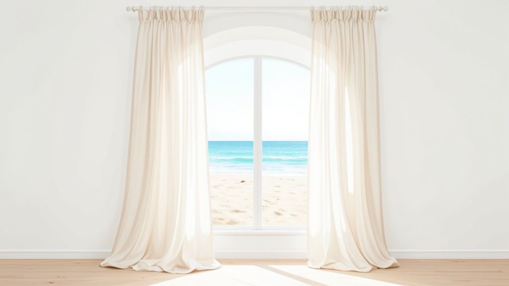 Lichte en luchtige raamdecoraties