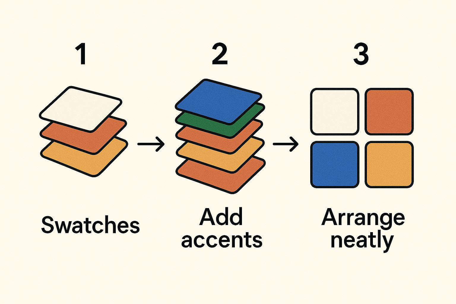 Infographic about home decor in spanish