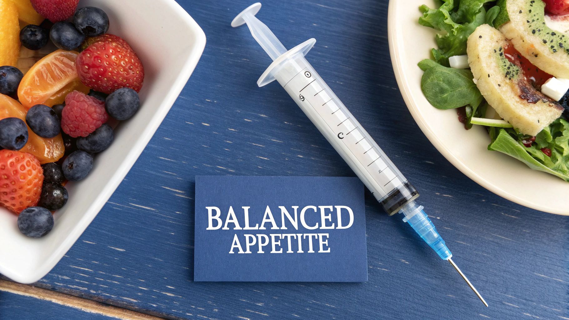 A healthcare professional explains a medical chart to a patient in a bright, modern clinic.