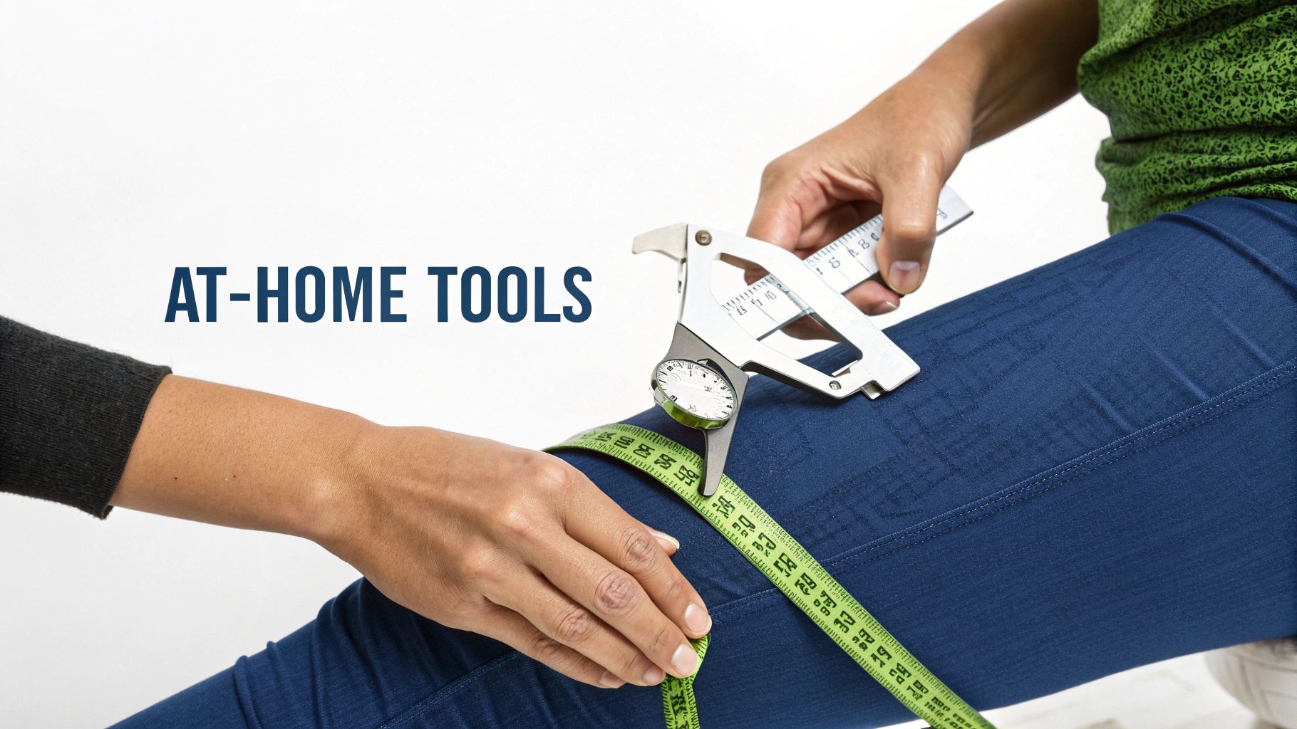 A person standing on a modern smart scale with a digital display showing body composition metrics.