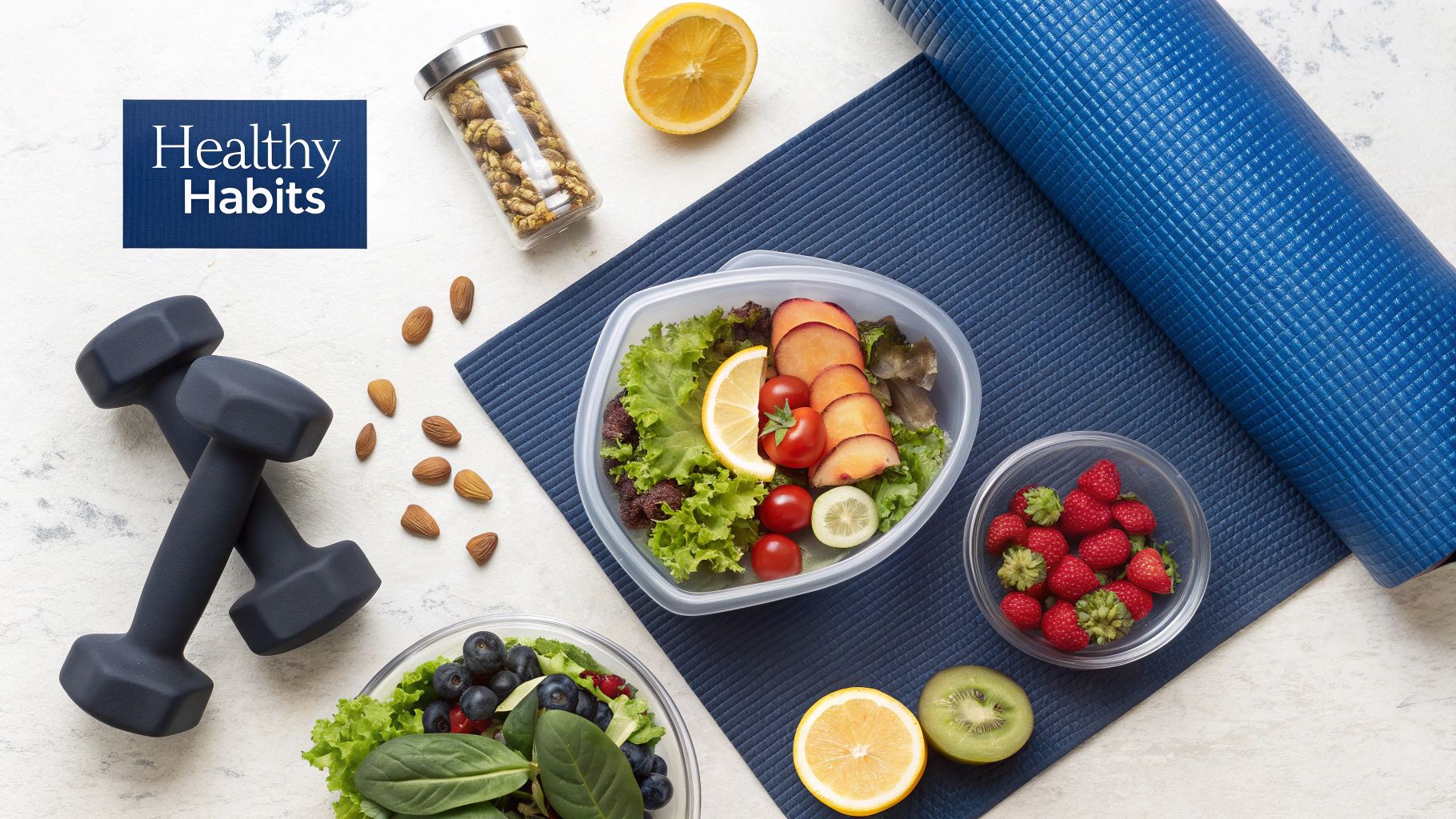 A person meditates peacefully in a bright, sunlit room, symbolizing mindful living.